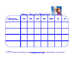 disney princess behavior chart